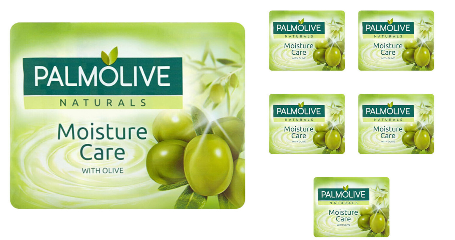 Palmolive Naturals Moisture Care With Olive Bar Soap 6 x 90g Moisturising - Image 4