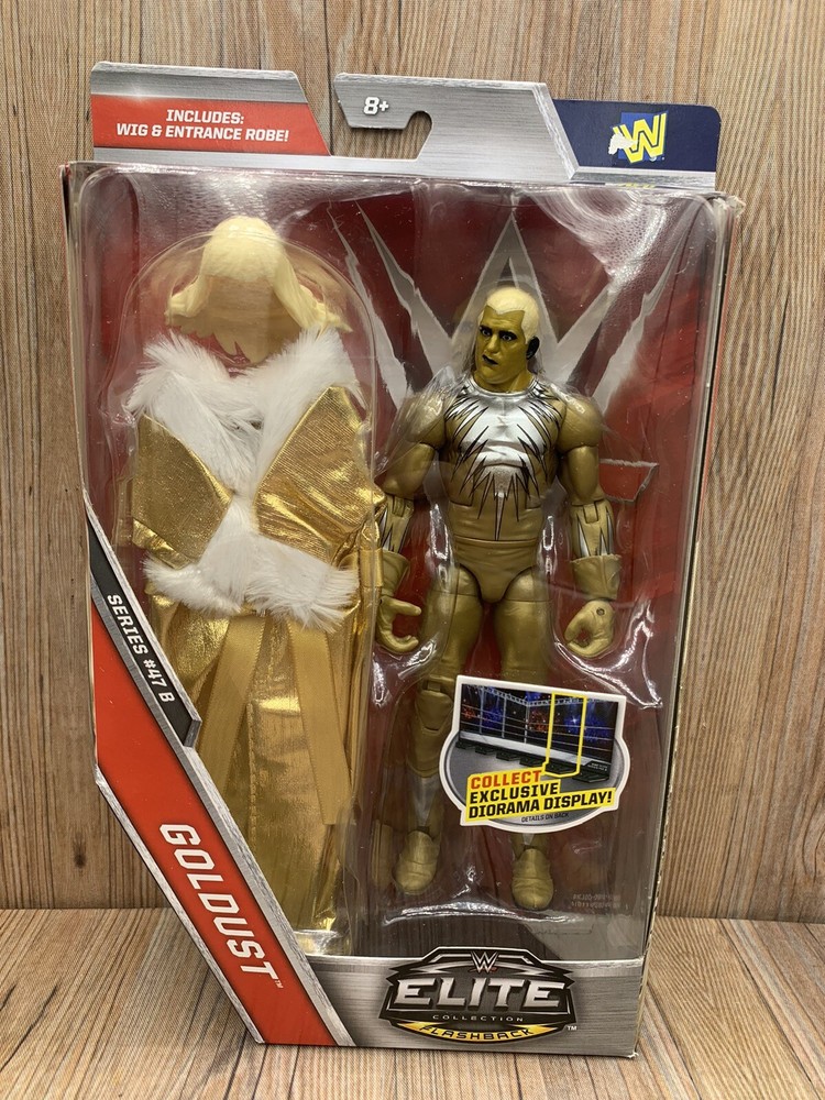 WWE Mattel 2016 Elite Collection Flashback Series 47B Goldust NEW Action Figure