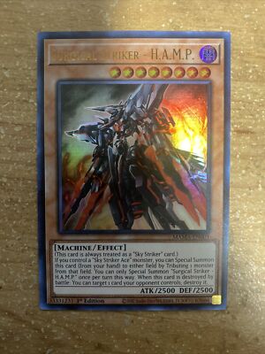  Yugioh Surgical Striker - H.A.M.P. MAMA-EN001 ULTRA RARE NM 1ST EDITION