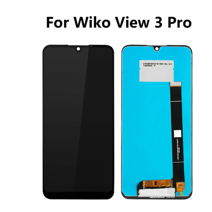 Touch Screen Vetro Per WIKO VIEW PRIME Vetrino Digitizer 5.7" Bianco - Foto 7