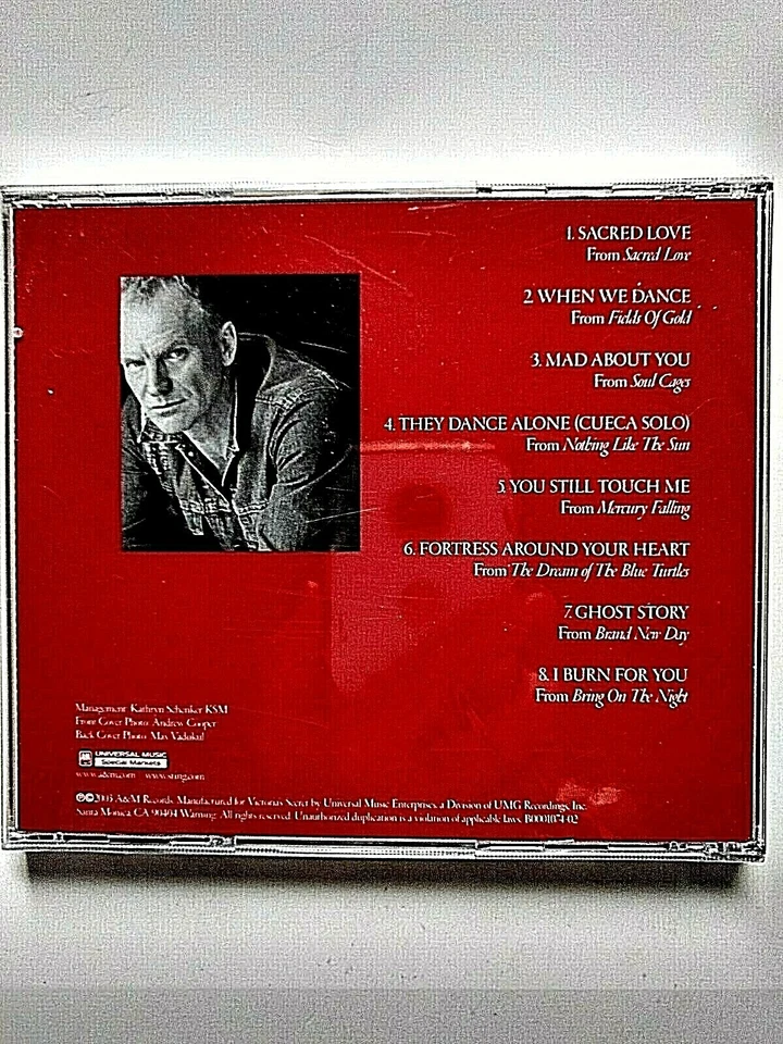 Songs Of Love by Sting , CD, Rock, 2003, Victoria's Secret, New, Sealed Foto 2 de 4