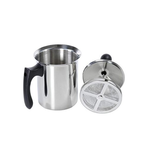 Carafe500ML manuel mousseur à lait en acier inoxydable Cappuccino lait