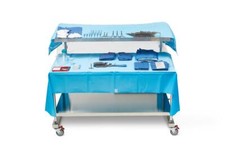 Heavy Duty 2-Tier Back Table Cover, 72", Each