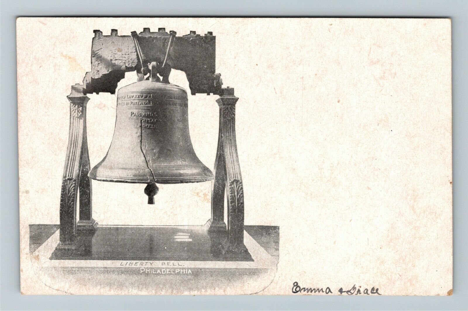 Philadelphia PA-Pennsylvania, Liberty Bell, Historic Monument, Vintage Postcard