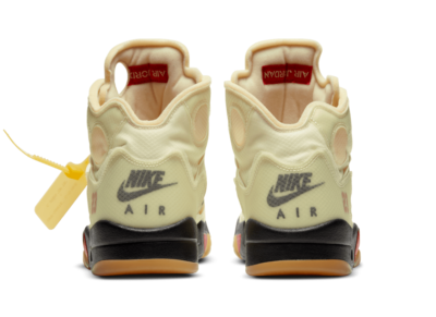 Nike Jordan 5 x Off White SP Sail White UK 7 7.5 8 US 8 8.5 9