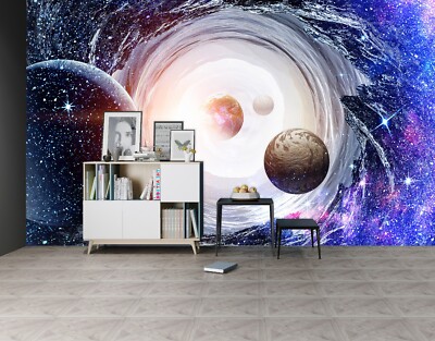 3D Planet Raum ZHUC3218 Tapete Wandbild Fototapete Abnehmbarer Ann