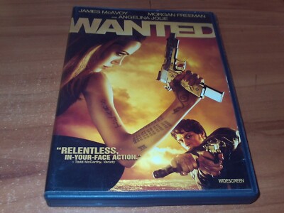 Wanted (DVD, 2008, Widescreen) Angelina Jolie