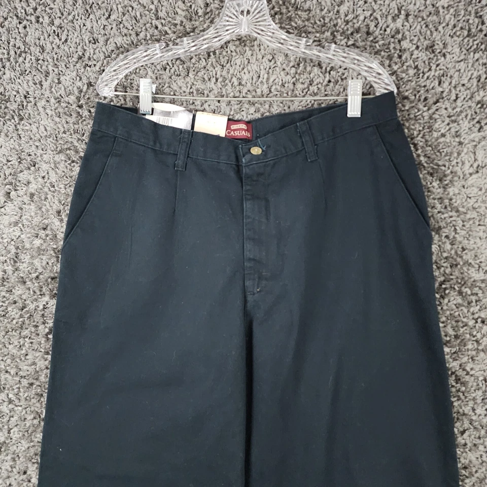 Riders Casuals Womens Dark Blue Relaxed Fit Trouser Pocket Pants Size 16 - Image 2 of 4