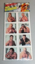 RARE NEW 1991 WCW Stickers Scott Rick Steiner Sting Sid Vicious Pillman NOS HTF