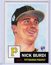 Nick Burdi Pittsburgh Pirates Rookie 2019 Topps 1953 Living Set 170 Week 56 RC