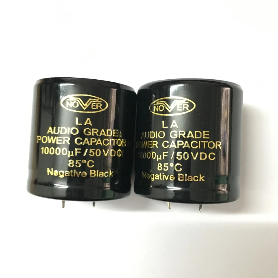 Condensador de alimentación de audio LA de 2 piezas NOVER 10000UF 50V 85°C (35*35 mm) Foto 3 de 4