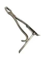 Zimmer 3122 KERN Bone Forceps w/ Ratchet, 6-1/4in