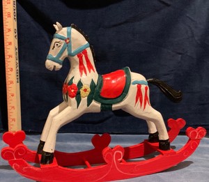 rocking horse toy wooden