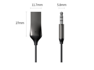 Wireless Bluetooth Receiver Transmitter USB Aux Adapter For Car Audio Speaker