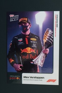 Max Verstappen 2020 Topps Now Formula 1 #23 Base (Print Run: 4,047 