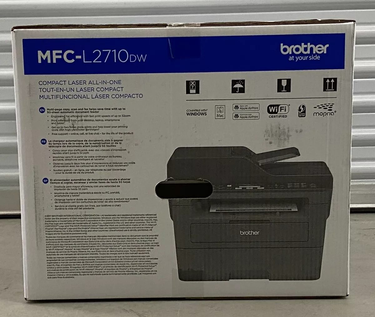 Pick up Only,No Shipping-Brother MFC-L2750DW Laser All-In-One Monochrome  Printer