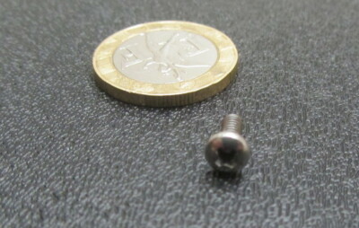 100 Viti A Testa Tonda Intagliata 4-40 X 5/16 Pollici, Acciaio Inox 18-8, Fastenere