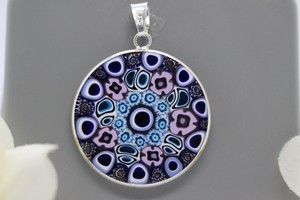 offers up to 50% off 26mm Murano Millefiori Lampwork Glass Pendant 