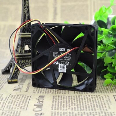 AVC DS08015R12M 8015 DC12V 0.48A 8CM 3-Pin High Airflow Cooling Fan #F7