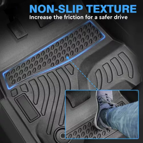 Floor Mat for 2013 2014 2015 2016 2017 2018 Dodge Ram 1500 2500 3500 Crew CAB - Picture 4 of 18