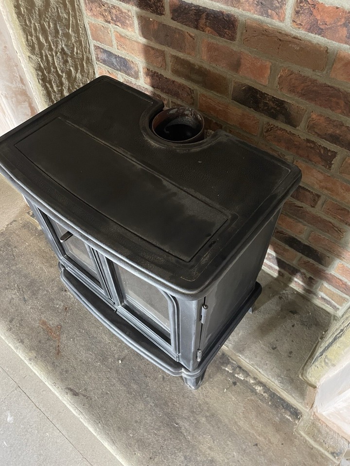 LOG BURNER STOVE MULTI FUEL CAST IRON USED eBay