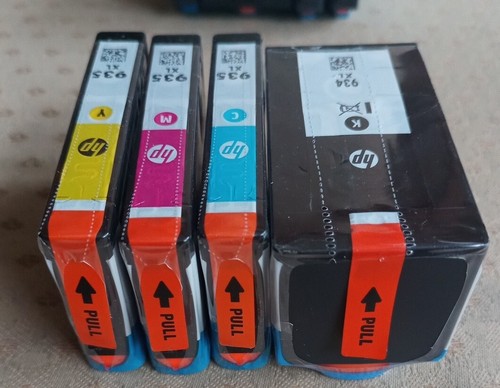 Oryginalne kolorowe wkłady atramentowe HP 934XL czarne + 935XL DE-Darmowa wysyłka! - Zdjęcie 2 z 4
