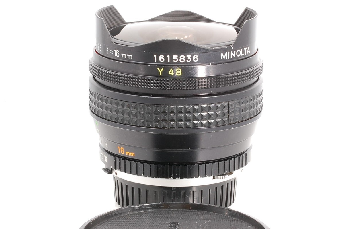 Minolta MC FISH EYE Rokkor OK 16mm F2.8 [cleaned Excellent+5 Minolta MC FISH EYE Rokkor OK 16mm F2.8 [cleaned Excellent+5