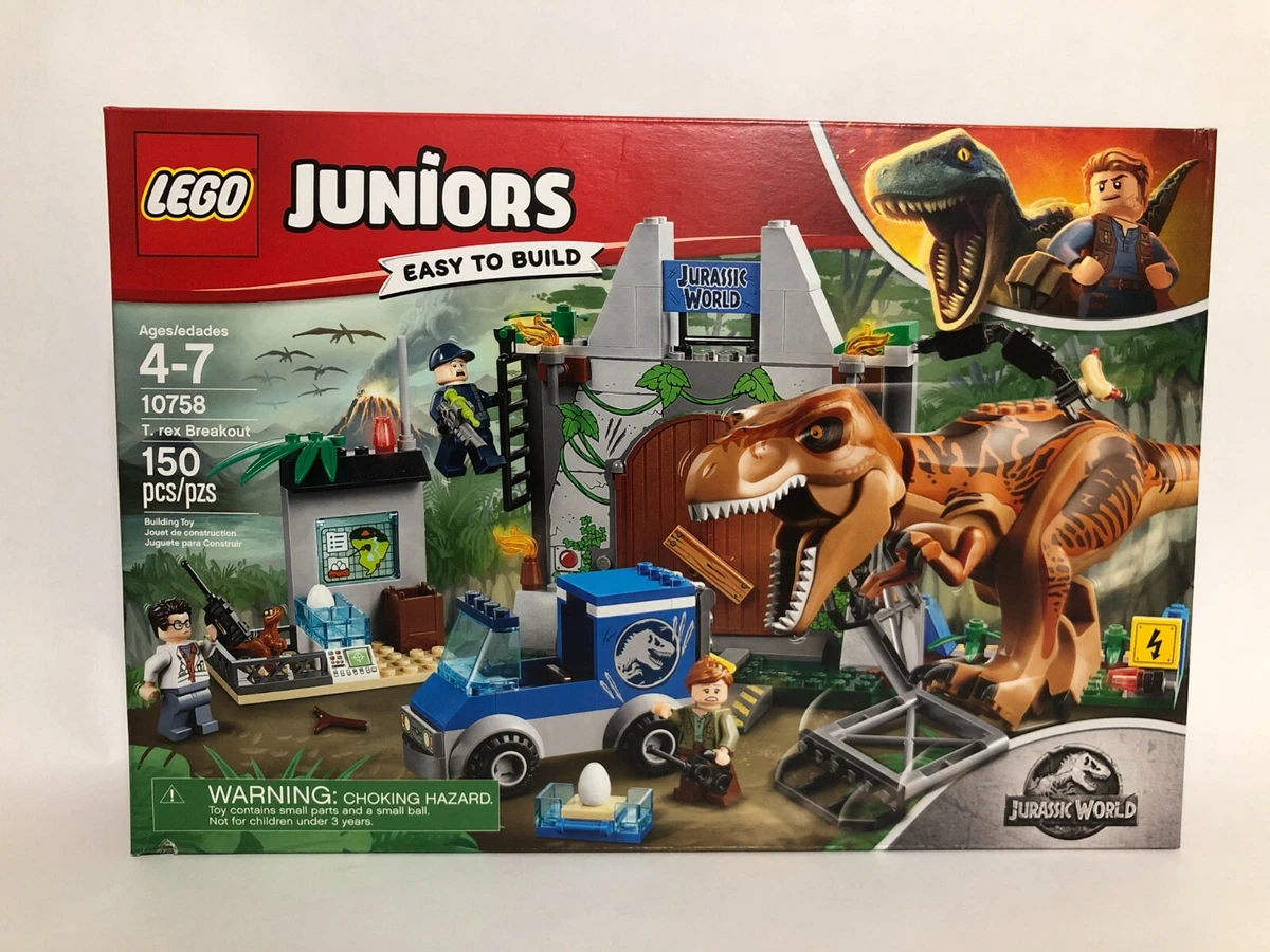 LEGO T-REX dinosaure dinosaure orange foncé marron noir Trex 10758 75918  Jurassi