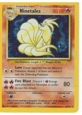 Ninetails - Base set Holo 12/102 - Rare