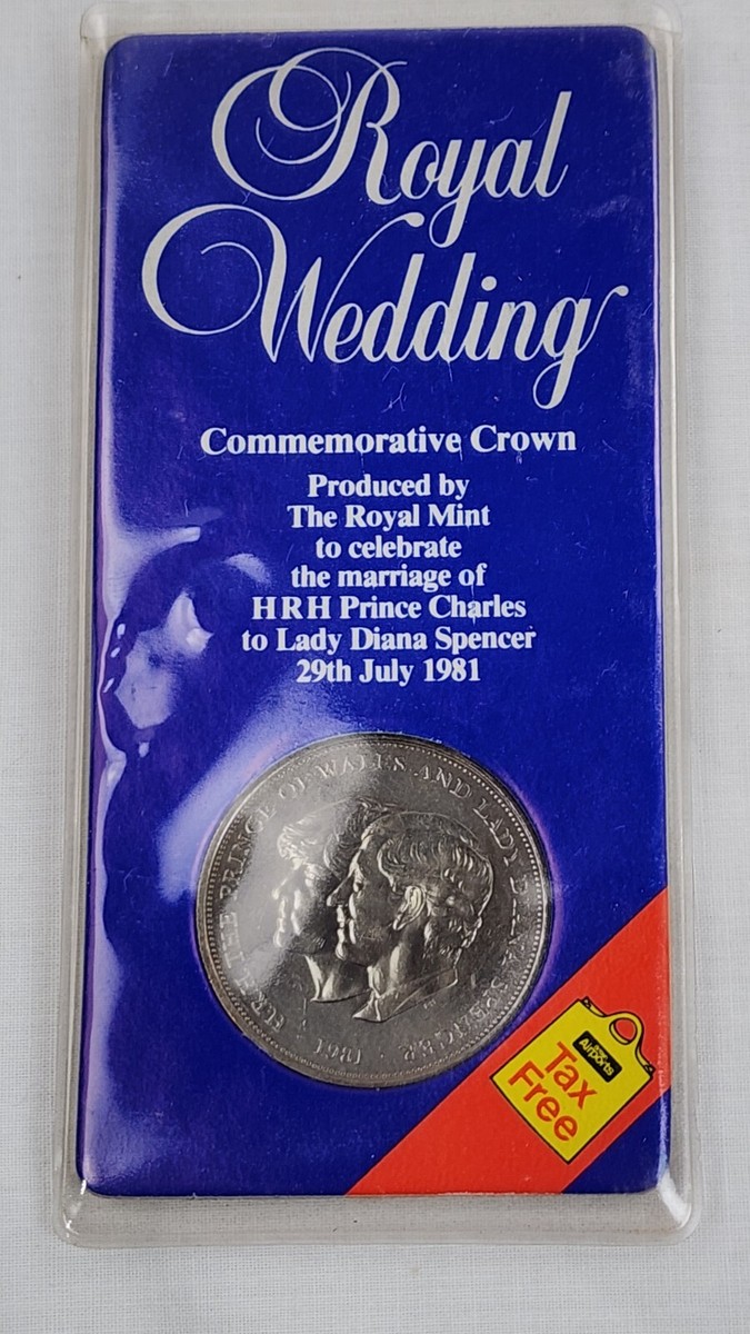 1981 Royal Wedding Commemorative Crown H.R.H. Prince of Wales Lady