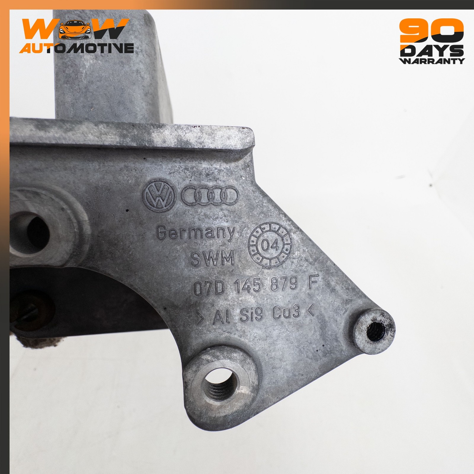 04-19 BENTLEY CONTINENTAL GT FLYING SPUR FRONT POWER STEERING PUMP BRACKET OEM