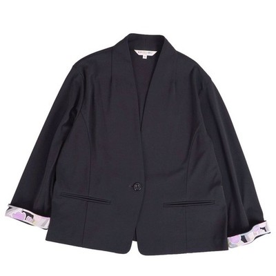 Leonard SPORT Jacket Collarless Outerwear Women's 42 (equivalent to Used MOLO-0