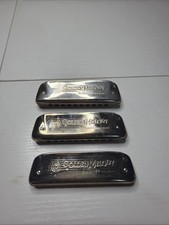 Vintage M. Hohner Golden Melody Harmonica Set...