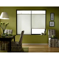 First Rate Blinds Cool White 58-58.5-inch Cordless Top Down Cool White 58 1/2 x