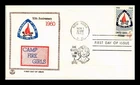 DR JIM STAMPS US COVER CAMP FIRE GIRLS 50TH ANNIVERSARY FDC TRI COLOR CACHET