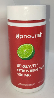 UpNourish Citrus Bergamot Supplement BERGAVIT Italian Citrus Bergamot Exp. 08/28