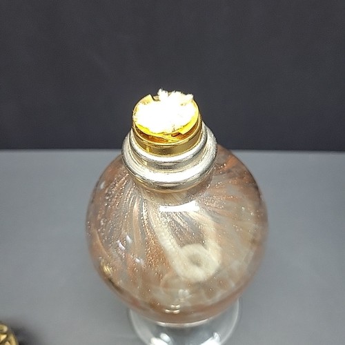 VTG La-Tee-Da! Pink Goldflake Fragrance Lamp 7.5" Oil Diffuser w/ WickMood - Picture 5 of 11