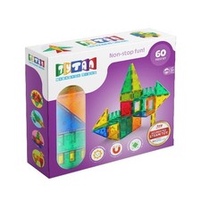 Tytan Magnetic Tile Building Set - 60-Piece STEAM Magnetic Toys for Kids Ages 3 