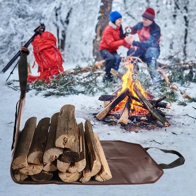 Firewood Carrier Tasche Kamin Holz Log Tote Oxford Stoff Holzkorb Handgriff