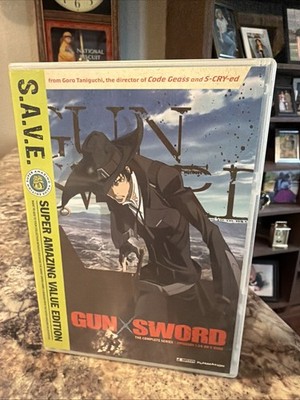 Gun Sword: The Complete Series (DVD, 2012, 5-Disc Set, S.A.V.E.) Tested