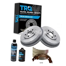  Rear Brake Shoes Drums Cleaner & Fluid Kit Compatible with 2008-2014 Scion xD 