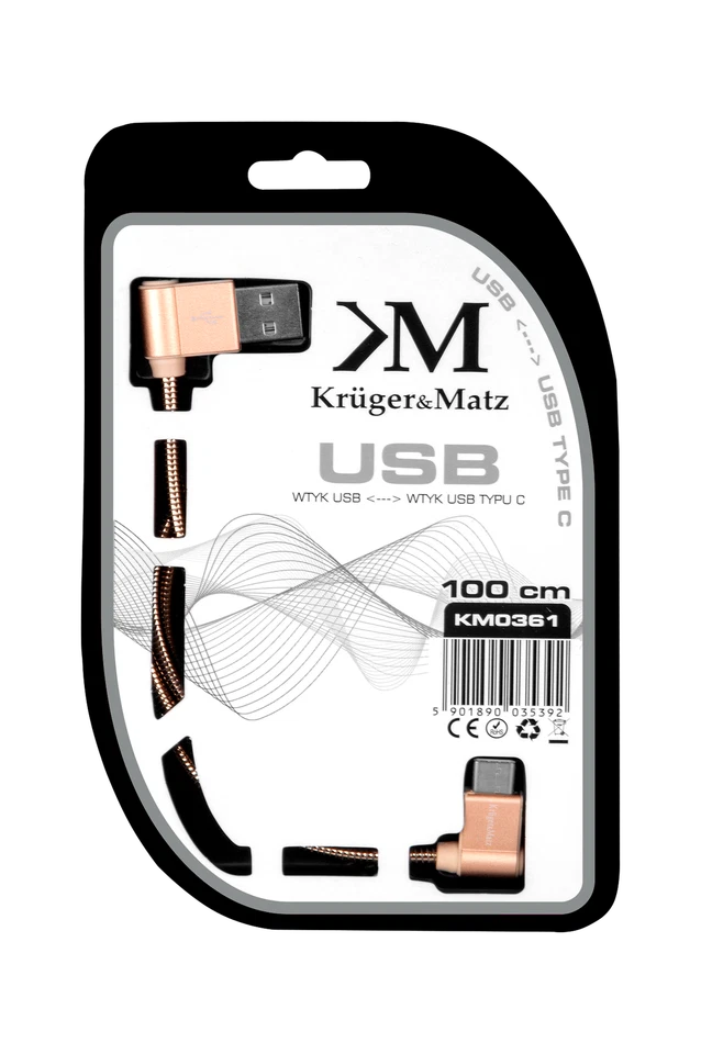 Kruger&Matz USB-Kabel 100 cm - Bild 3 von 4