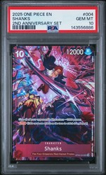 Shanks OP09-004 2nd Anniversary Set One Piece Card Game