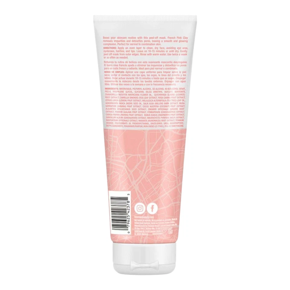 Freeman French Pink Clay Peel-Off Mask 2x175ml – Bright & Clear Skin - Image 3 of 4