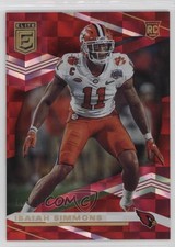 2020 Panini Donruss Elite Rookies Red 314/399 Isaiah Simmons #118 16wc