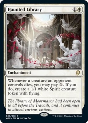 Haunted Library Commander: Innistrad: Crimson Vow MTG LP card