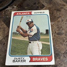 Topps 1974 Dusty Baker #320 Atlanta Braves Base Set MLB Baseball Card