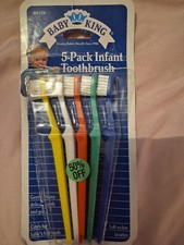 Baby King 5-Pack Infant Toothbrush Multicolor