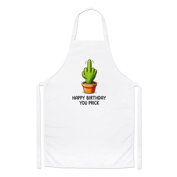 Happy Birthday Du Gemeiner Kaktus KochschüRze Rude Dad Freund Sohn Geschenk Witz-image