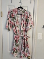 Show Me Your Mumu Floral Kimono Duster Robe One Size Boho Feminine Romantic